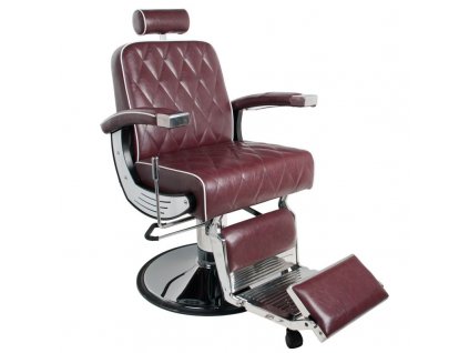 Barber, fodrászszék GABBIANO BARBER IMPERIAL, bordó