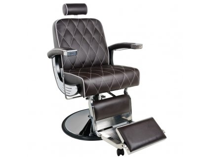 Barber, fodrászszék GABBIANO BARBER IMPERIAL, barna