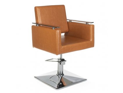 Fodrász szék MILO BH-6333 - světle hnědé