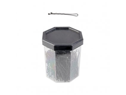 Fodrászati hajcsatok E-62 – 4,9 cm – fekete – 150 db