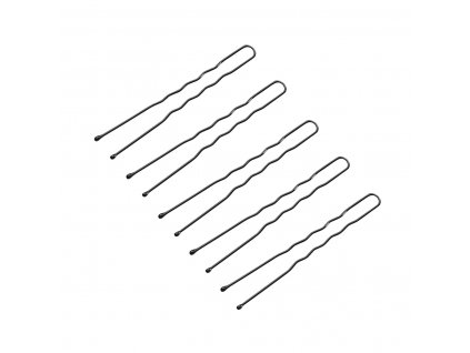 Fodrászati hajcsatok E-65 – 6 cm – fekete – 300 db