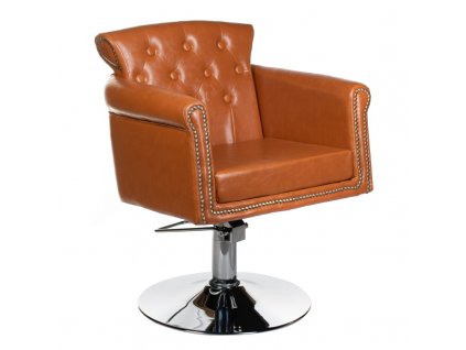 Fodrász szék ALBERTO BH-8038 - világos barna