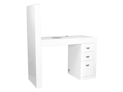 Műkörmös asztal, műkörmösaszta Fehér