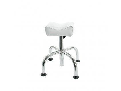 Pedikűrös lábzsámoly AM-5012C - fehér