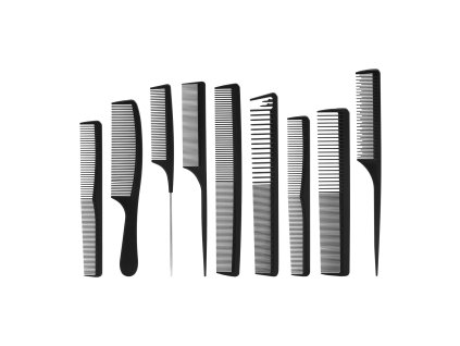 Fésűkészlet TONI & GUY CARBON N-20 – 9 db