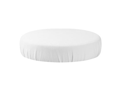 Bársony huzat a széklethez fehér