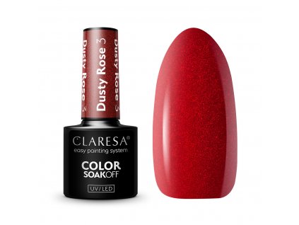 CLARESA Hibrid körömlakk Dusty Rose 3 – 5g