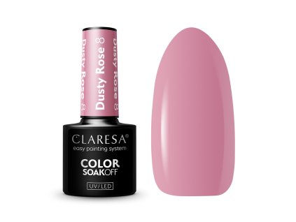 38339 claresa hybridni gel na nehty dusty rose 8 5g