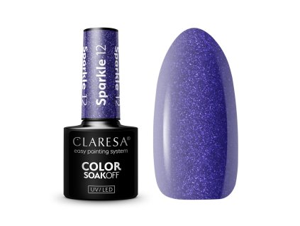 41769 claresa hybridni lak na nehty sparkle 12 5g