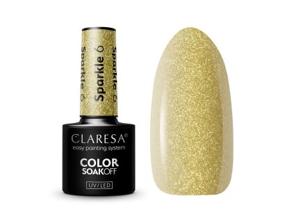 CLARESA Hibrid körömlakk SPARKLE 6 – 5 g