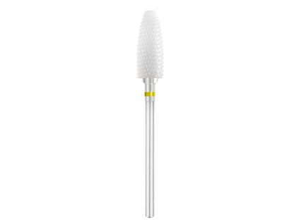 Körömcsiszoló fej, EXO PRO kerámia ovális Ø6mm sárga YL/230XF