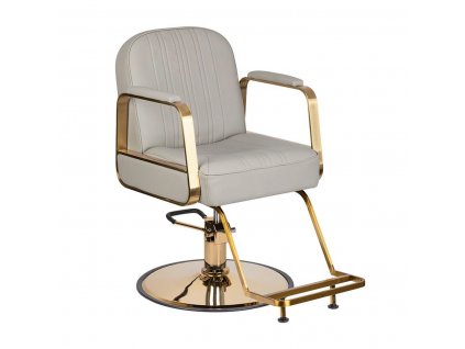 Fodrász szék GABBIANO  ACRI arany - bézs