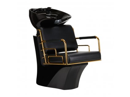 Fodrász fejmosó, fejmosótál PRATO ARANY - FEKETE