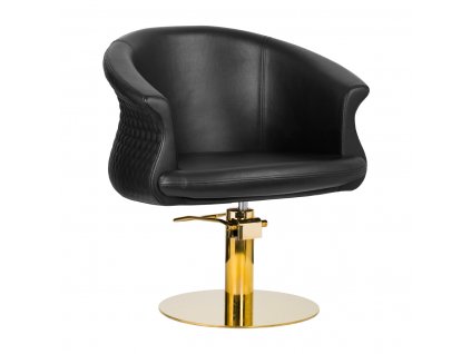 Fodrász szék GABBIANO VERSAL arany-fekete