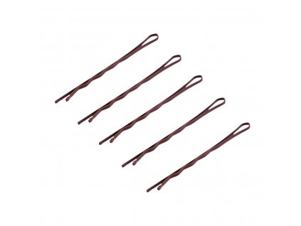 Fodrászati hajcsatok E-58 – 120 db, 5,6 cm, réz szín