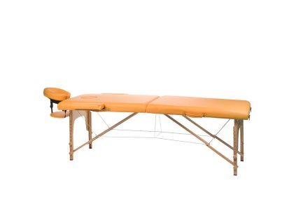 Összecsukható fa masszázsfotel BS-523 Narancs