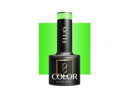 OCHO NAILS Hibrid Géllakk, körömlakk fluo F02 -5 g