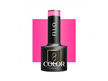 OCHO NAILS Hibrid Géllakk, körömlakk fluo F08 -5 g