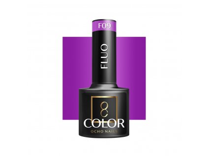 OCHO NAILS Hibrid Géllakk, körömlakk fluo F09 -5 g