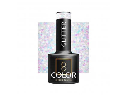 OCHO NAILS Hibrid Géllakk, körömlakk Glitter G01 -5 g