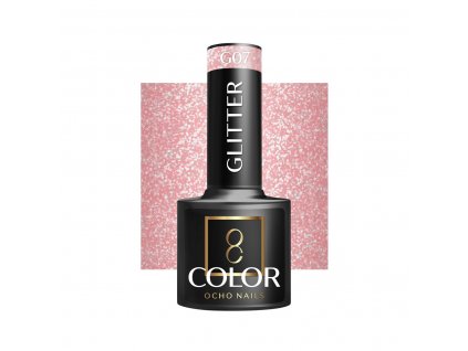 OCHO NAILS Hibrid Géllakk, körömlakk Glitter G07 -5 g