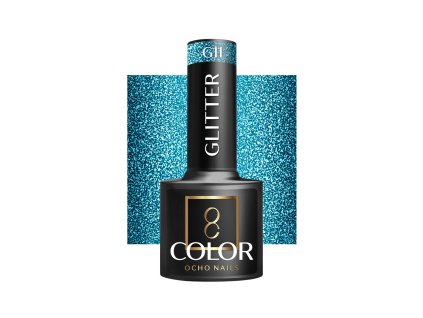 OCHO NAILS Hibrid körömlakk Glitter G11 -5 g