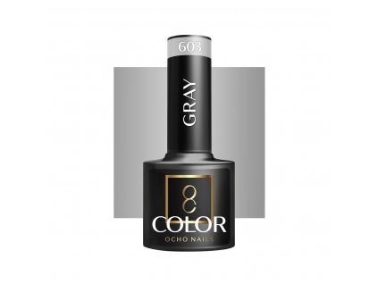 OCHO NAILS Hibrid Géllakk, körömlakk Gray 603 -5 g