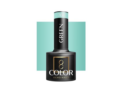 OCHO NAILS Hibrid Géllakk, körömlakk Green 701 -5 g