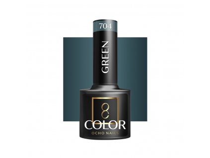 OCHO NAILS Hibrid Géllakk, körömlakk Green 704 -5 g