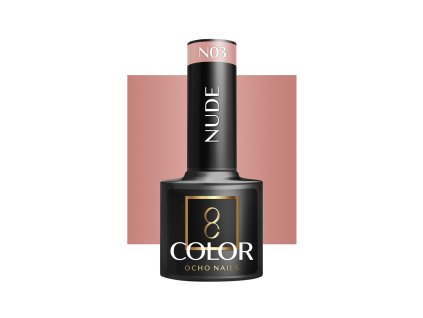 OCHO NAILS Hibrid Géllakk, körömlakk Nude N03 -5 g
