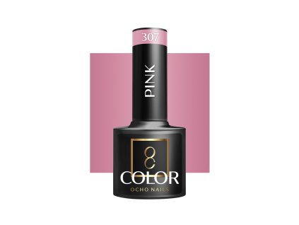 OCHO NAILS Hibrid Géllakk, körömlakk Pink 307 -5 g