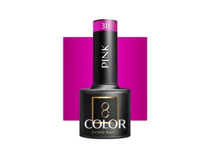 OCHO NAILS Hibrid Géllakk, körömlakk Pink 311 -5 g