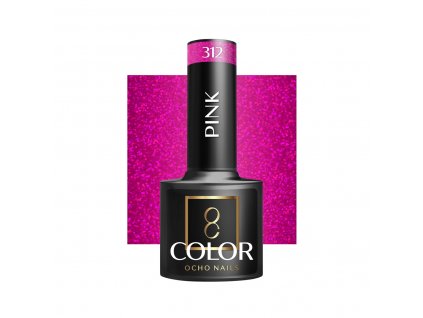 OCHO NAILS Hibrid Géllakk, körömlakk Pink 312 -5 g