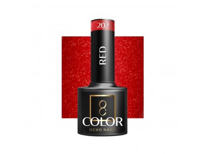 OCHO NAILS Hibrid géllakk, körömlakk red 202 -5 g
