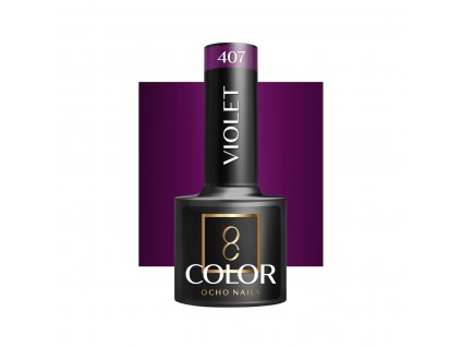 OCHO NAILS Hibrid Géllakk, körömlakk Violet 407 -5 g