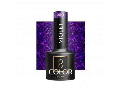 OCHO NAILS Hibrid Géllakk, körömlakk Violet 410 -5 g