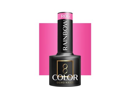 OCHO NAILS Hibrid Géllakk, körömlakk Rainbow R06 -5 g