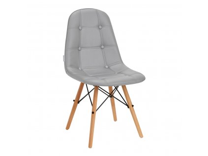 SKANDINÁV SZÉK 4RICO QS-185 - SZÜRKE ÖKO BŐR