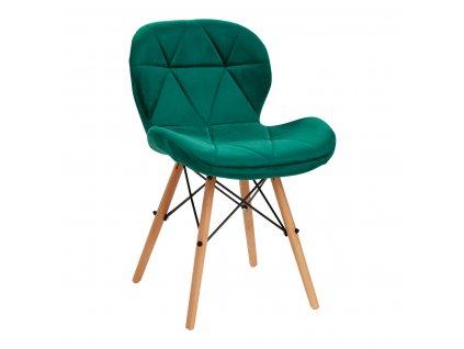 Skandináv szék 4Rico QS-186 – bársony zöld