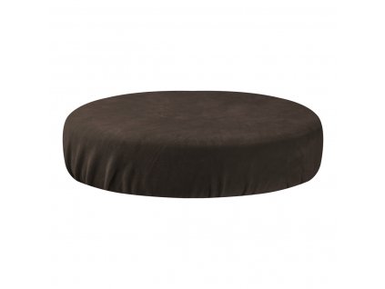 34004 potah na taburet hnedy velvet