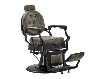 Barber, fodrászszék President Old Leather, zöld
