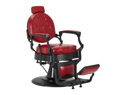 Barber, fodrászszék Gabbiano President, piros
