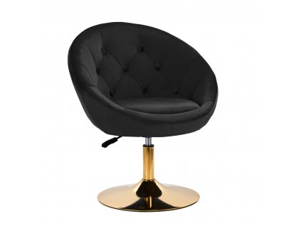 Kozmetikai szék 4Rico K QS-BL12B bársony fekete
