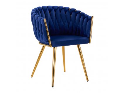 Kozmetikai szék 4RICO QS-GW06G Sötétkék bársony