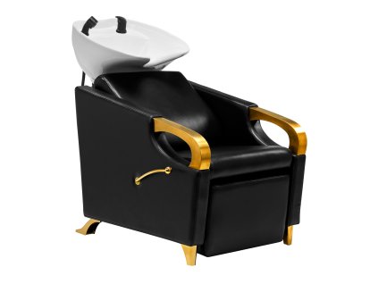 Fodrász fejmosó, fejmosótál  Gabbiano C019G arany-fekete