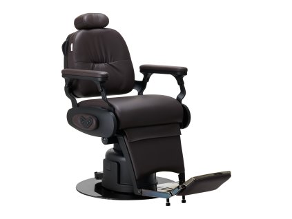 Barber, fodrászszék elektromos Gabbiano Duke, barna