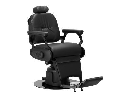 Barber, fodrászszék elektromos Gabbiano Duke, fekete