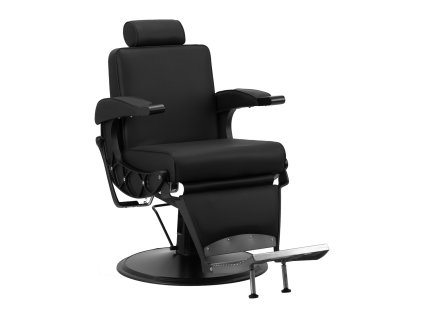 Barber, fodrászszék Gabbiano Continental, fekete
