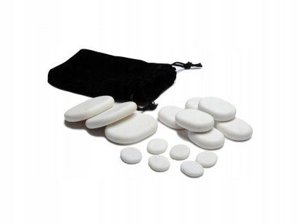 H15TC Márvány ovális lávakő készlet - 6db