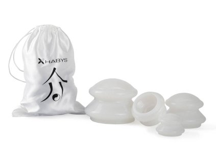 Szilikon lombikok 4 darabos készlet, fehér színben